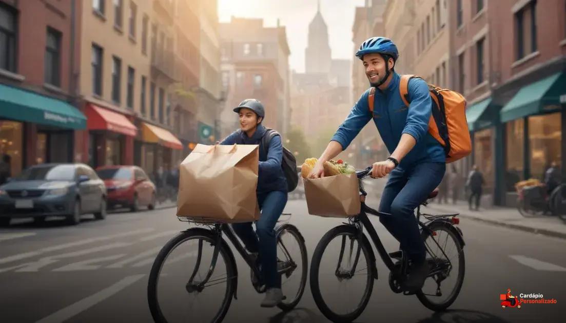 Entregas em bicicleta estão ganhando força — será que seu delivery pode lucrar com isso também? Entregas em bicicleta estão ganhando força — será que seu delivery pode lucrar com isso também?