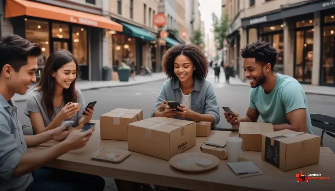 O papel das redes sociais para clientes de delivery O papel das redes sociais para clientes de delivery